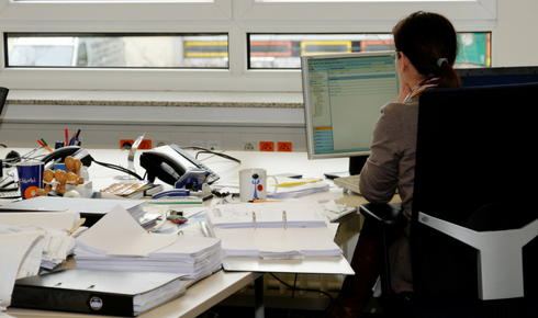 Desk view of permitting process