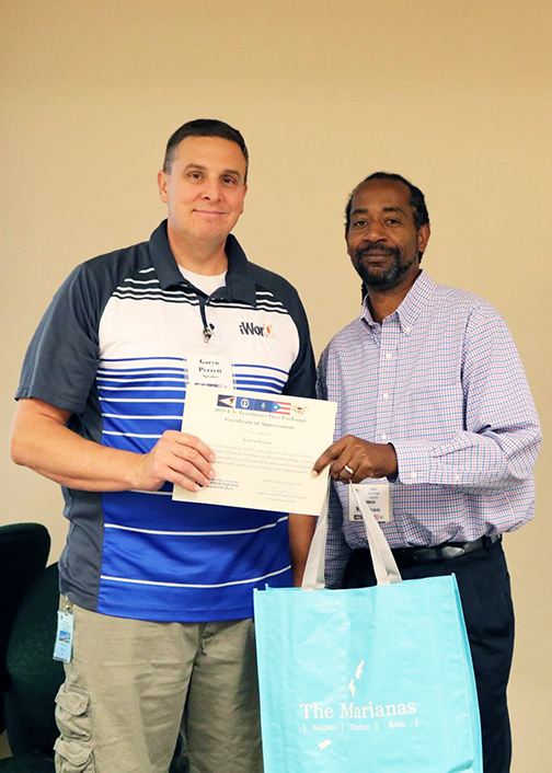 Garyn Presenting Award