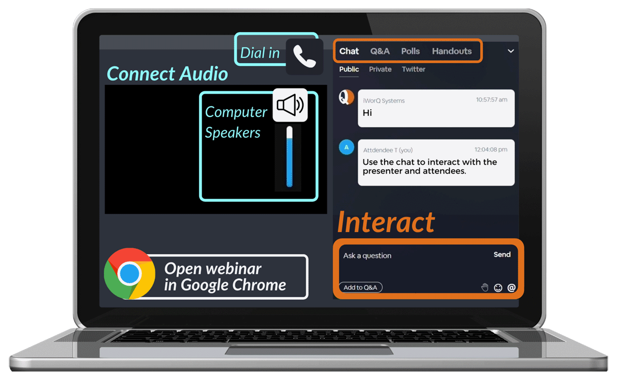 iWorQ Webinar Dashboard Guide Image