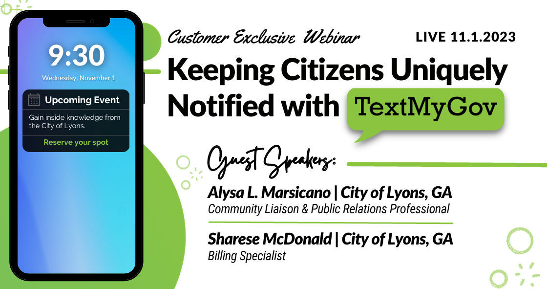 Keeping Citizens Notified